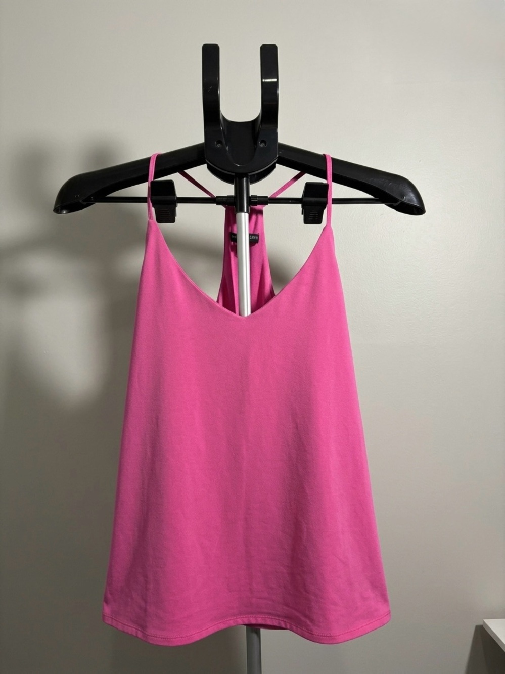Vintage Banana Republic Hot Pink Halter Racerback Tank Top S Y2K